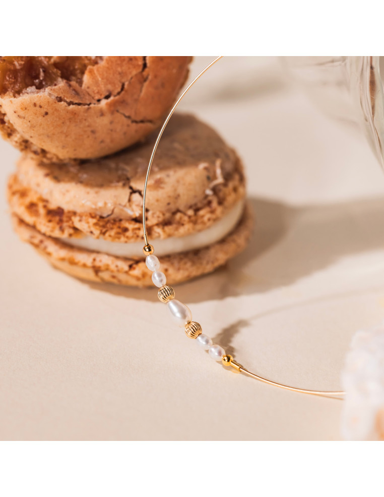 Jonc fin N3 Perles - Beurlie - Comptoir Doré