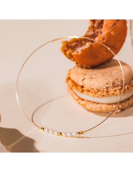 Jonc fin N5 Perles - Beurlie - Comptoir Doré