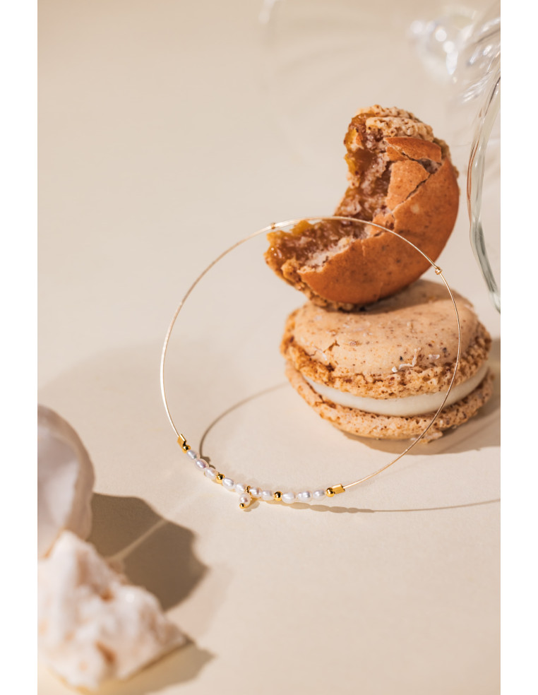 Jonc fin N4 Perles - Beurlie - Comptoir Doré