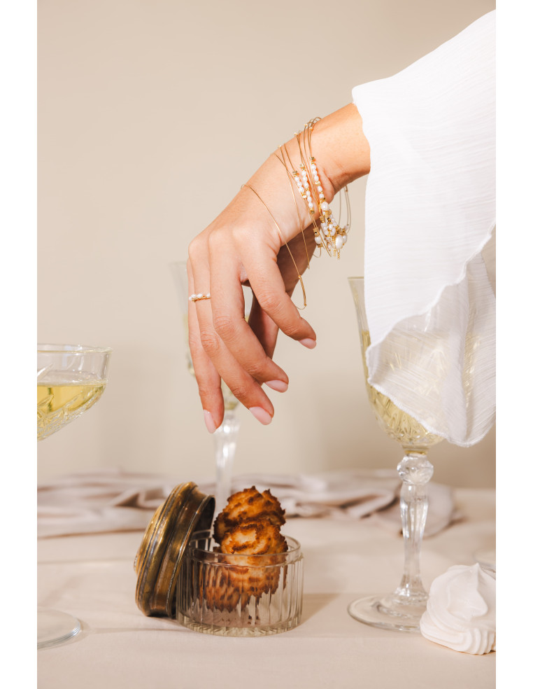 Jonc fin N6 Perles - Beurlie - Comptoir Doré