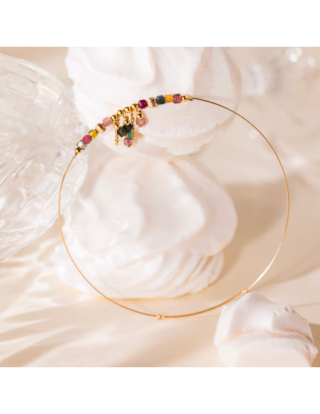 Jonc fin N1 Tourmalines - Beurlie - Comptoir Doré