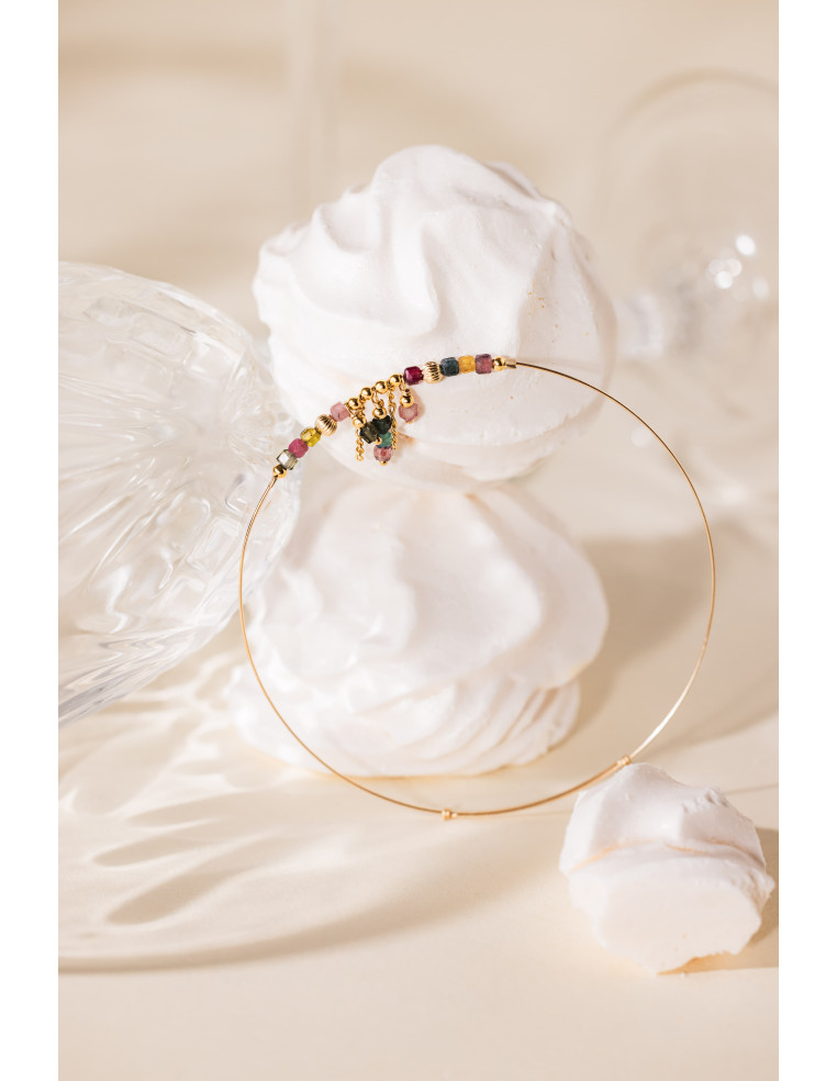 Jonc fin N1 Tourmalines - Beurlie - Comptoir Doré