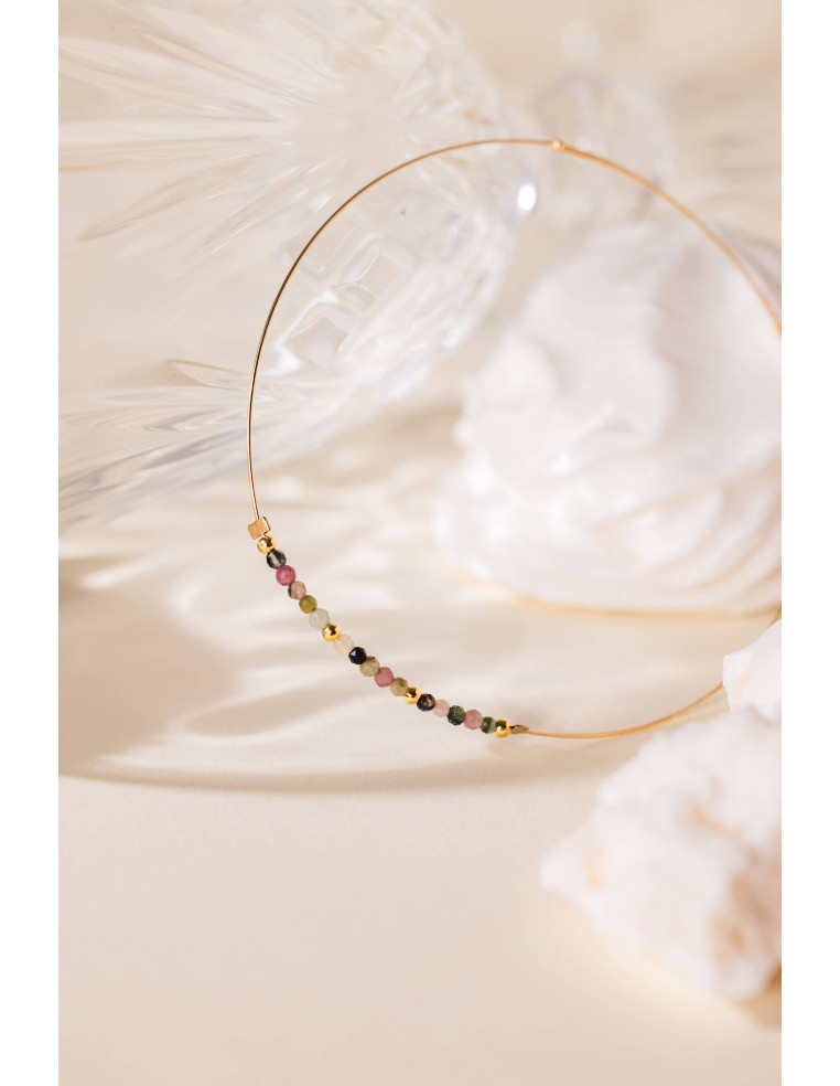 Jonc fin N3 Tourmalines - Beurlie - Comptoir Doré