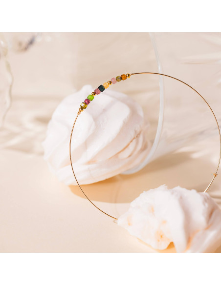 Jonc fin N4 Tourmalines - Beurlie - Comptoir Doré