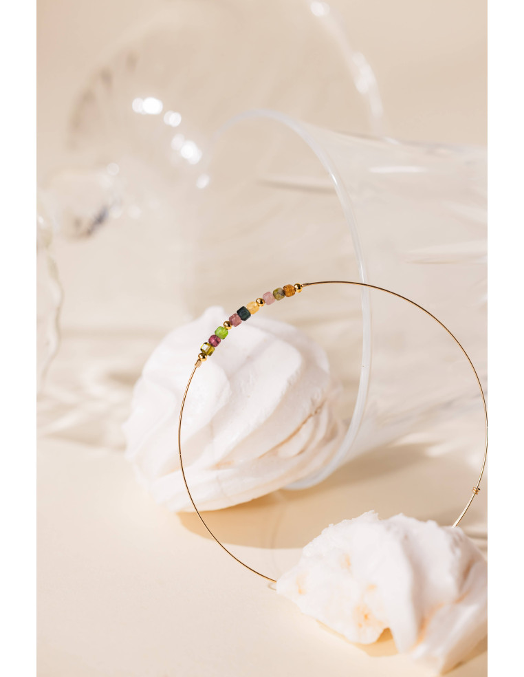 Jonc fin N4 Tourmalines - Beurlie - Comptoir Doré