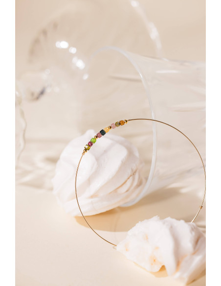 Jonc fin N4 Tourmalines - Beurlie - Comptoir Doré