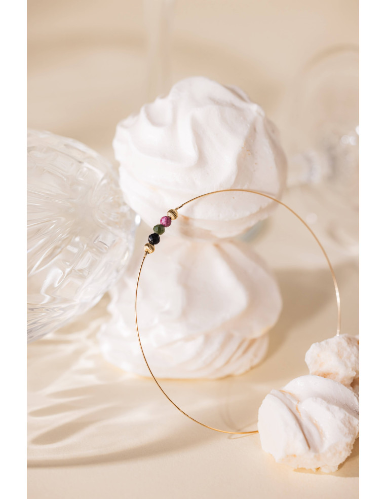 Jonc fin N6 Tourmalines - Beurlie - Comptoir Doré