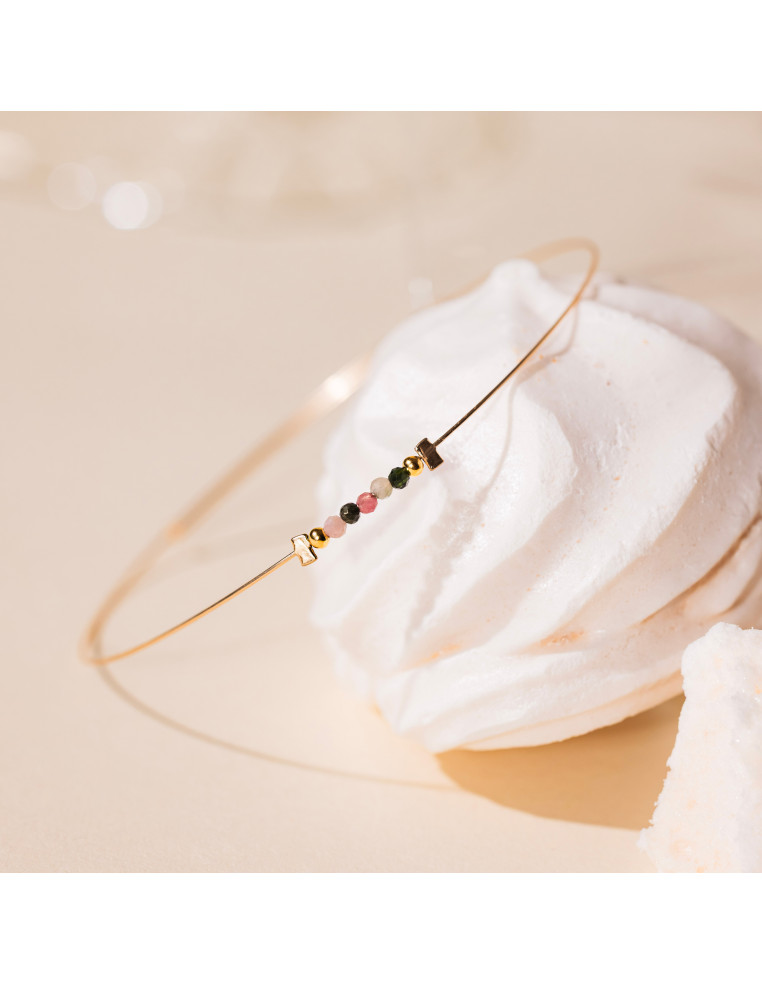 Jonc fin N7 Tourmalines - Beurlie - Comptoir Doré