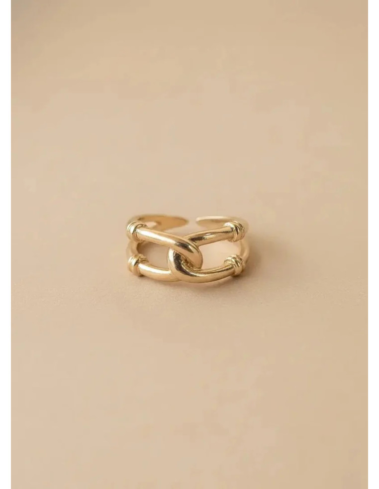 Bague dorée Thais - Un De Ces Quatre - Comptoir Doré