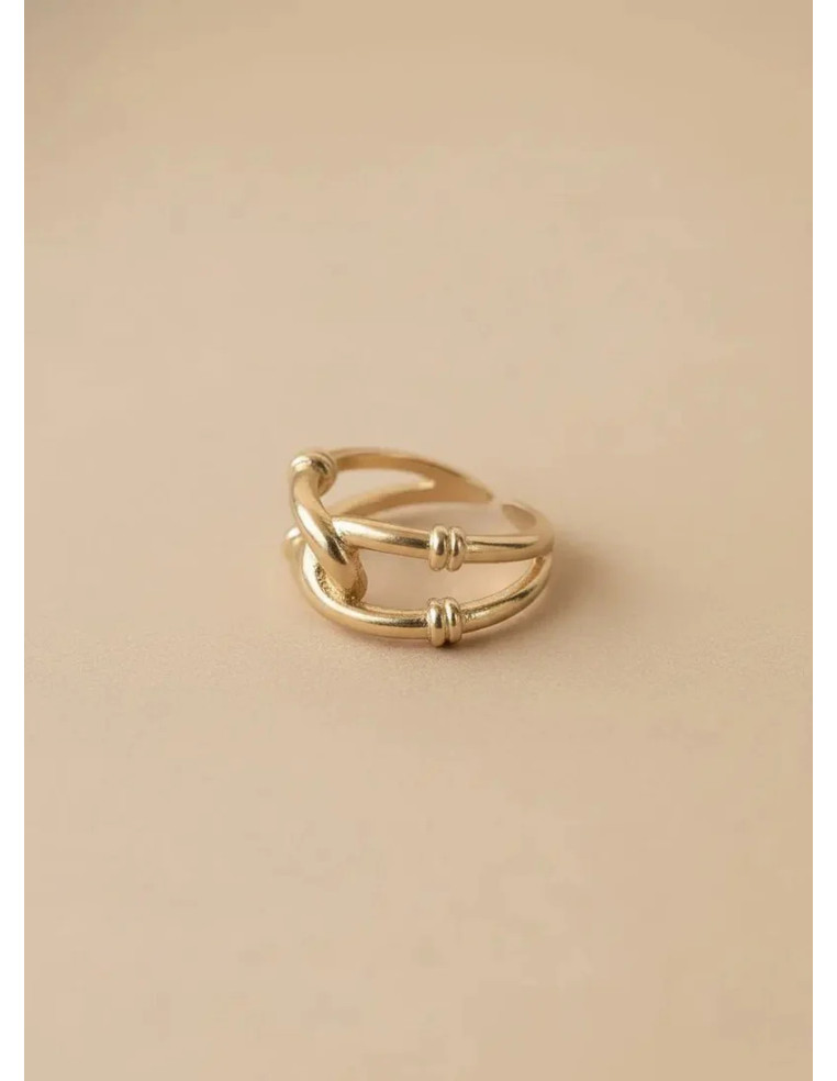 Bague dorée Thais - Un De Ces Quatre - Comptoir Doré