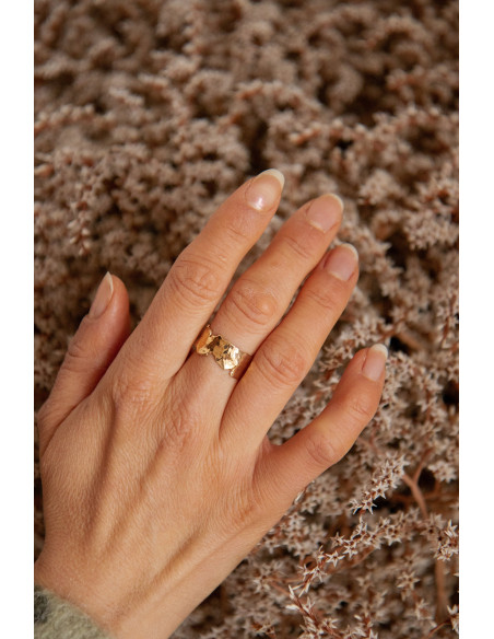 Bague plaqué or Arya - Un De Ces Quatre - Comptoir Doré