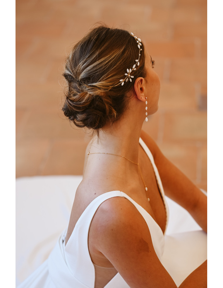 Couronne mariée Orea – Vigne de nacre - Nacre