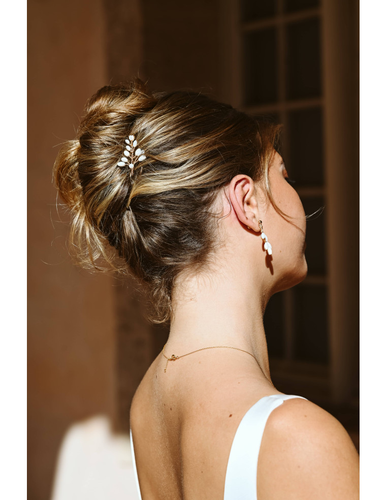 Petite pince Demeter - Nacre