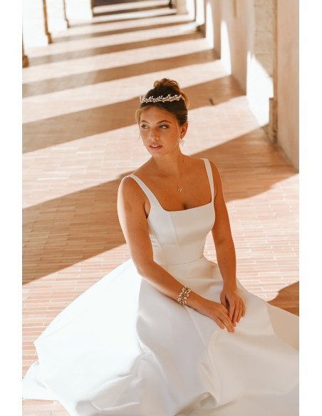 Tiare Demeter – Diadème mariée en nacre - Les Perles de la Bastide - Comptoir Doré