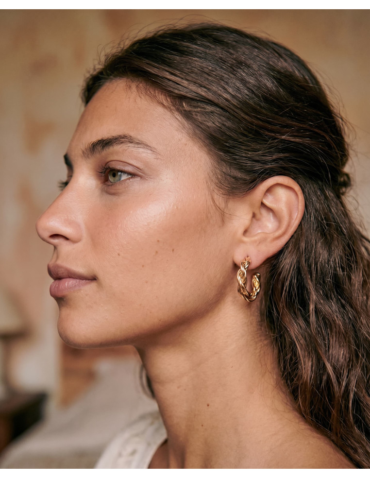 Créoles double torsade - Lysandre