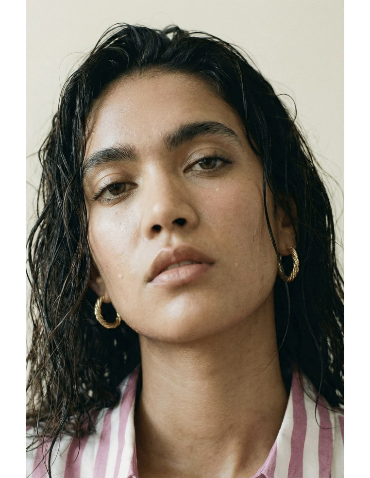 Créoles Torsade dorés - Un de ces quatre - Comptoir Doré