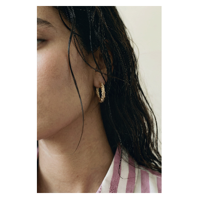 Créoles Torsade dorés - Un de ces quatre - Comptoir Doré 2