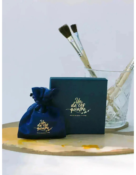 Boucles d’oreilles Dorées Amako - Un De Ces Quatre - Comptoir Doré