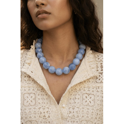 Collier Bulle Bleu - Un de ces quatre - Comptoir Doré 2