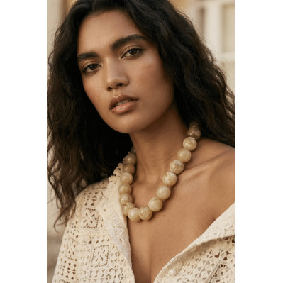 Collier Bulle Sable - Un de ces quatre - Comptoir Doré 2