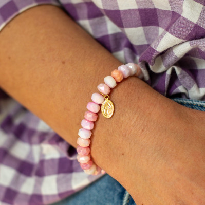 Bracelet Coco Rose - perles collier de bonbons - Comptoir Doré 2