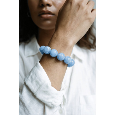 Bracelet Bulle Bleu - Un de ces quatre - Comptoir Doré 2