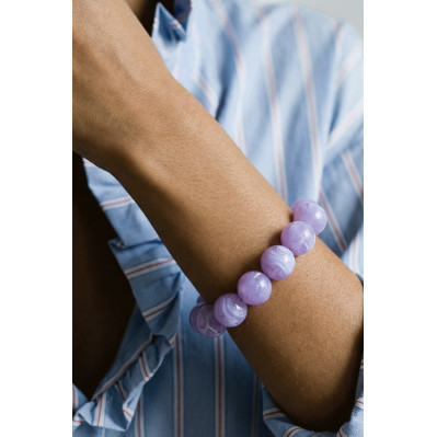 Bracelet Bulle Violet - Un des ce quatre - Comptoir Doré 2