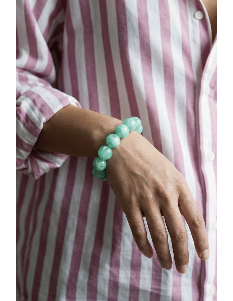 Bracelet Bulle Vert - Un des ces quatre - Comptoir Doré