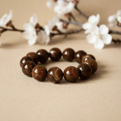 Bracelet Bulle Chocolat - Un de ces quatre - Comptoir Doré