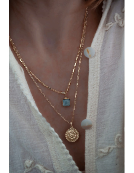 Collier Bloom long et doré - Un de ces quatre - Comptoir Doré