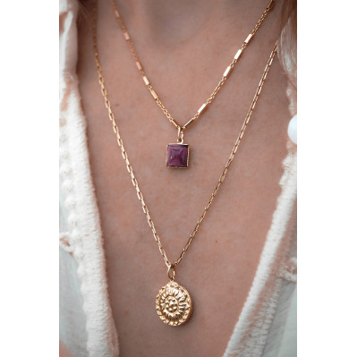 Collier Bloom long et doré - Un de ces quatre - Comptoir Doré 2