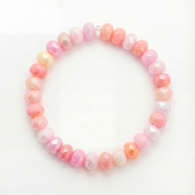 Bracelet Coco Rose - perles collier de bonbons - Comptoir Doré