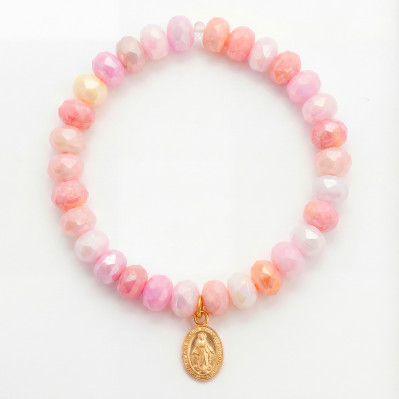 Bracelet Coco Rose - perles collier de bonbons - Comptoir Doré