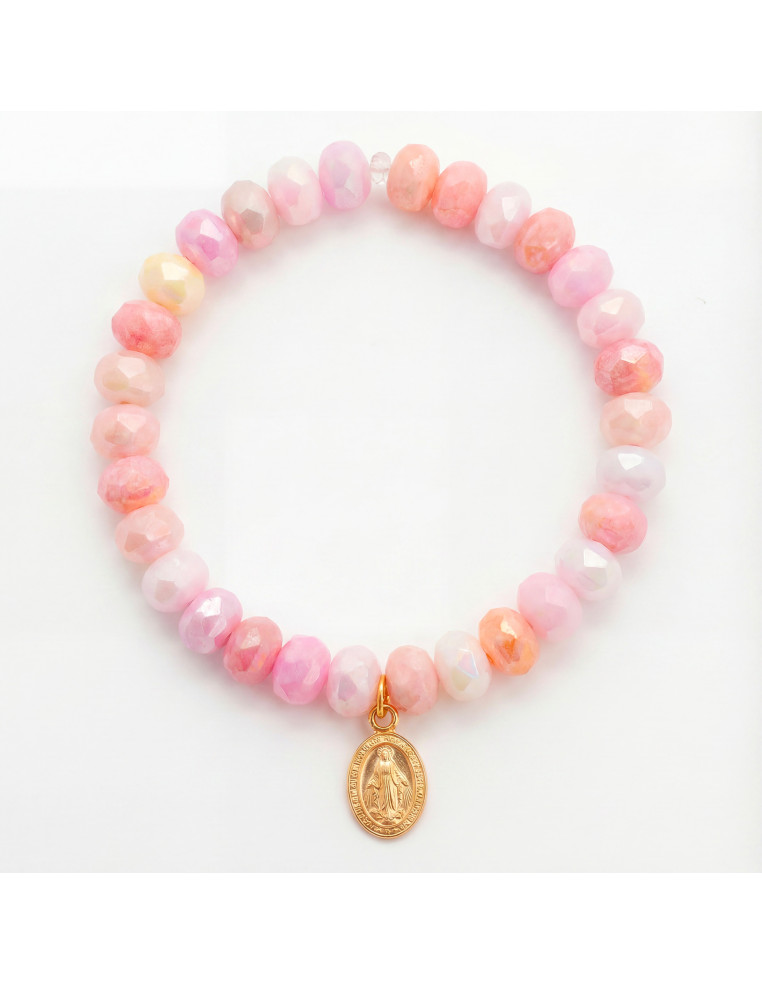 Bracelet Coco Rose - perles collier de bonbons - Comptoir Doré