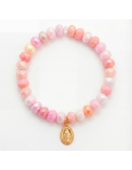 Bracelet Coco Rose - perles collier de bonbons - Comptoir Doré