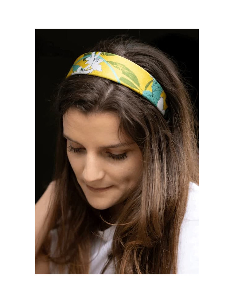 Serre-tête Iris plat 100% soie - L'Otarie Club - Comptoir Doré