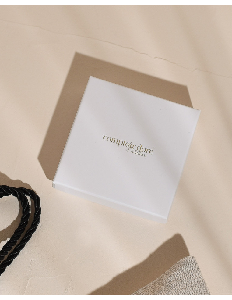 Collier Colombe - plaqué or - Personnalisable