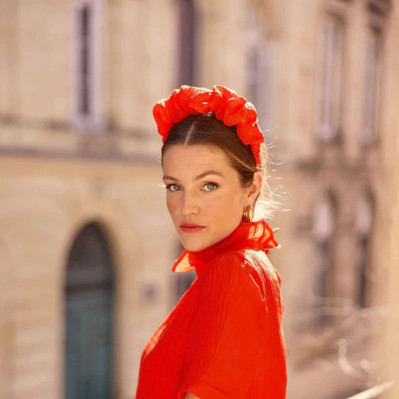 Serre-tête Frida coquelicot - Les Grisettes - Comptoir Doré