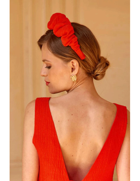 Serre-tête Frida coquelicot - Les Grisettes - Comptoir Doré