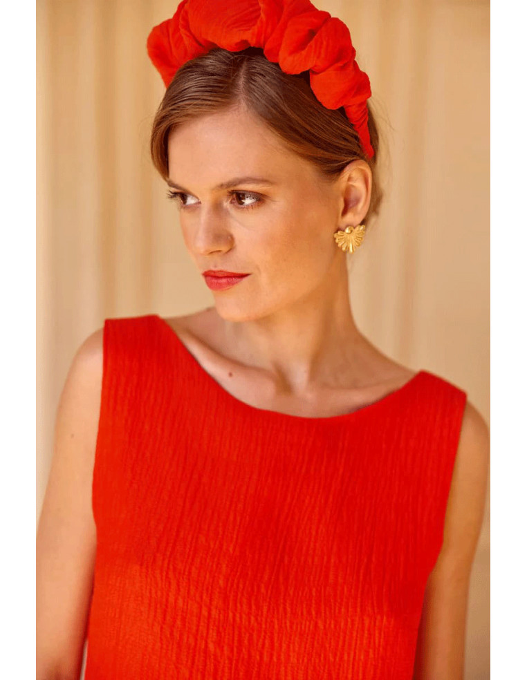 Serre-tête Frida coquelicot - Les Grisettes - Comptoir Doré