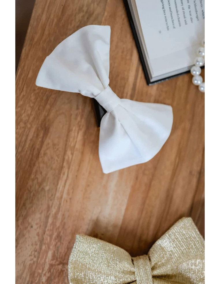 Barrettes Bow Chantilly - Les Grisettes - Comptoir Doré