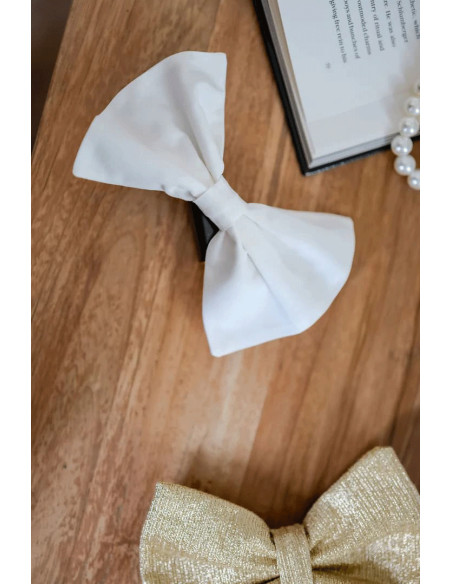 Barrettes Bow Chantilly - Les Grisettes - Comptoir Doré