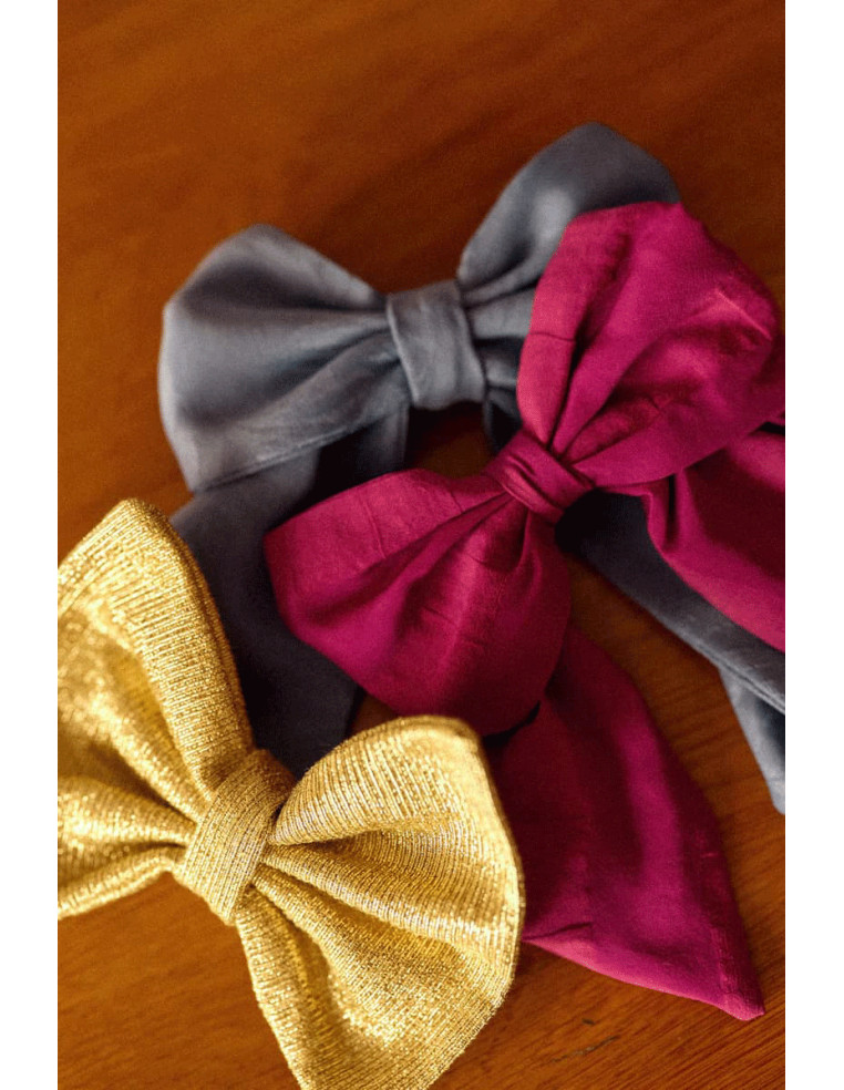 Barrettes Bow Doré - Les Grisettes - Comptoir Doré