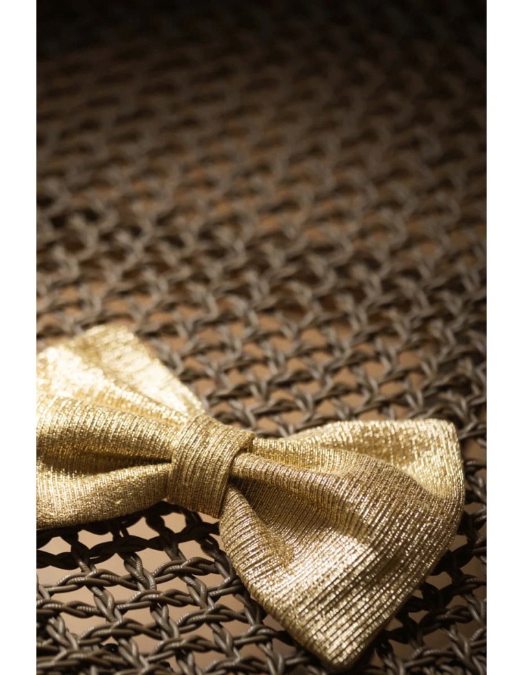 Barrettes Bow Doré - Les Grisettes - Comptoir Doré