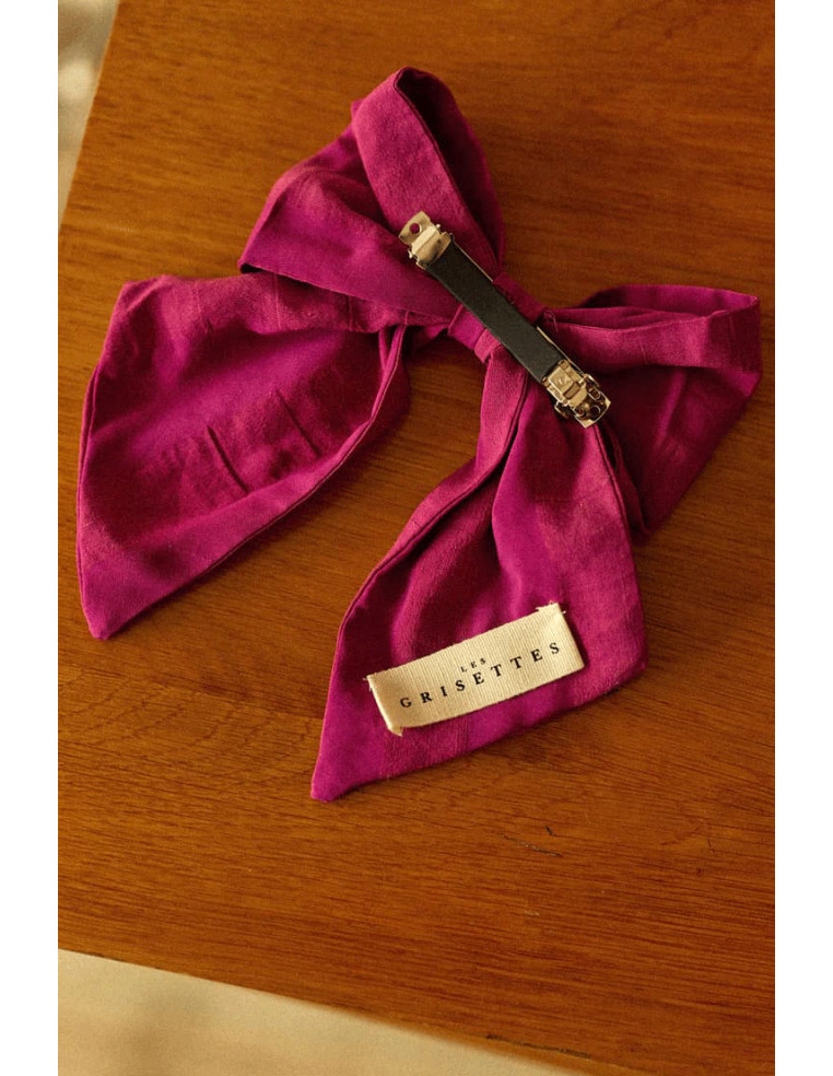 Barrettes Lily Fushia - Les Grisettes - Comptoir Doré