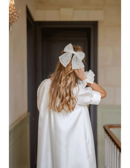Barrette Lily Brodée - Les Grisettes - Comptoir Doré