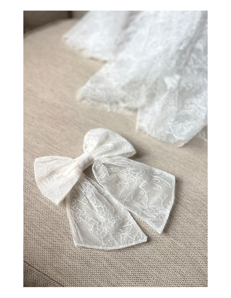 Barrette Lily Brodée - Les Grisettes - Comptoir Doré