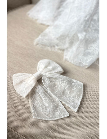 Barrette Lily Brodée - Les Grisettes - Comptoir Doré