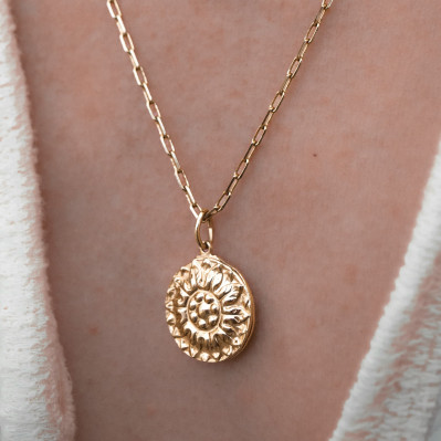 Collier Bloom long et doré - Un de ces quatre - Comptoir Doré