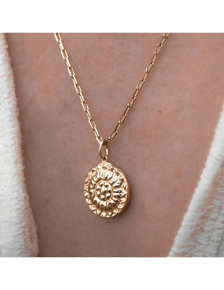 Collier Bloom long et doré - Un de ces quatre - Comptoir Doré